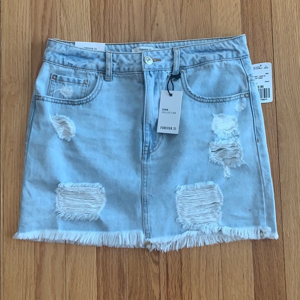 NWT Forever 21 Jean Skirt